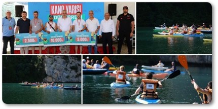 Kapıkayafest’te Kano Yarışı Düzenlendi